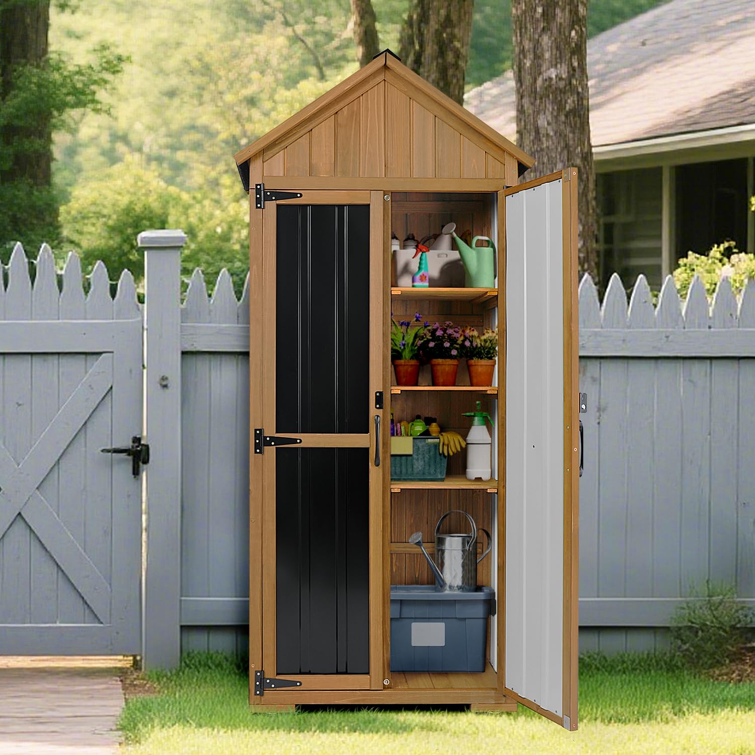 Outdoor Storage Cabinet Waterp - đánh giá và giá Garden Tools