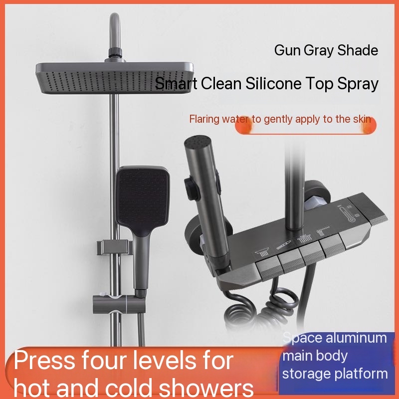 Grey Chrome Bathroom Shower Fa - đánh giá và giá Plumbing