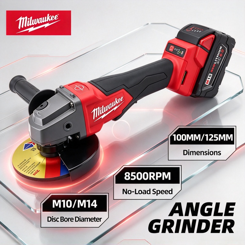 New Original Genuine Milwaukee - đánh giá và giá Brushless Angle Grinder Battery Powered