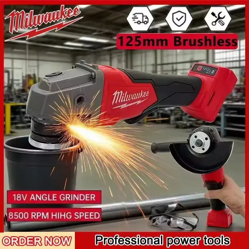 New Original Genuine Milwaukee - đánh giá và giá Brushless Angle Grinder Battery Powered