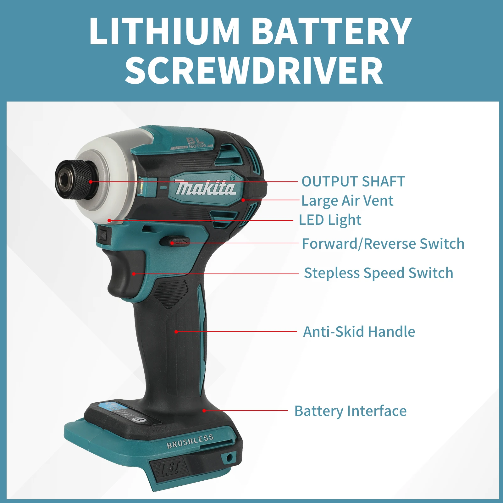Brushless Electric Impact Dril - đánh giá và giá Brushless Cordless Electric Drill 18V